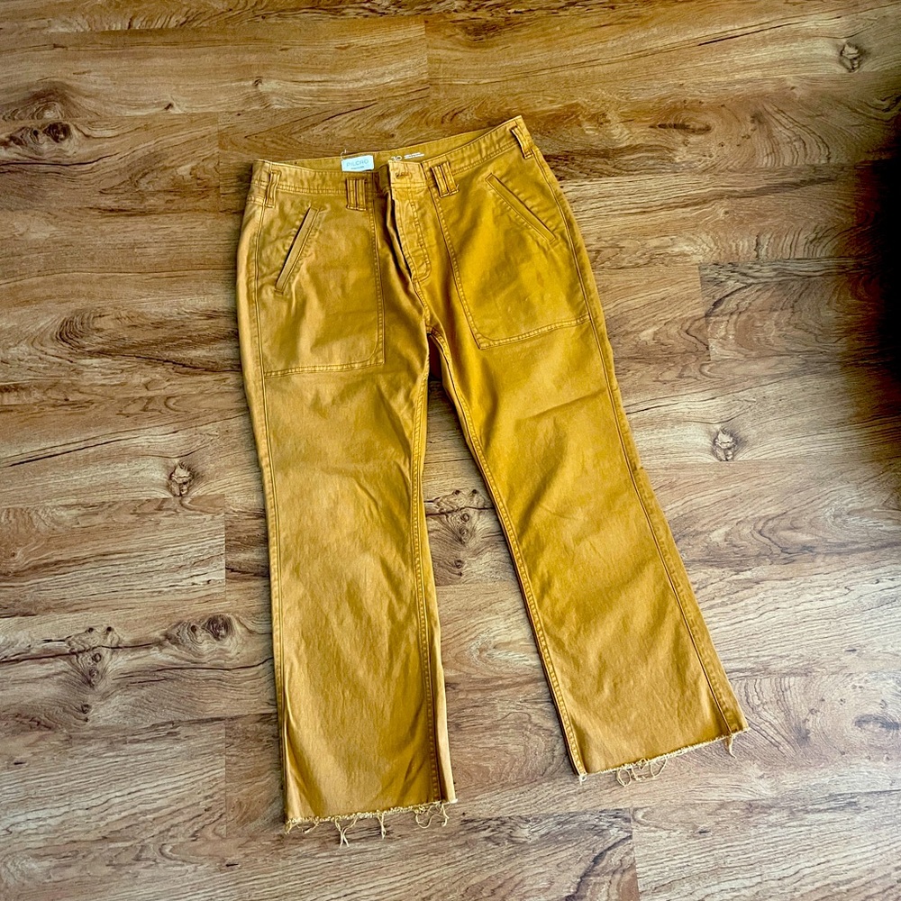 Anthropologie Yaya Pilcro Mid Rise Crop Flare. Size 30 - Picture 3 of 5